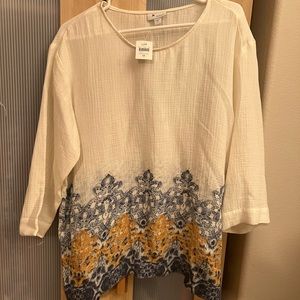 NWT J JILL tunic top